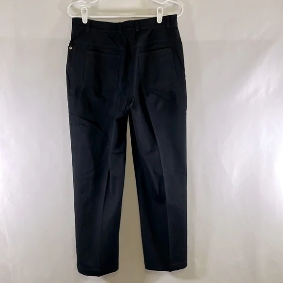 ST. JOHN  size 8 black Pants straight leg classic designer ankle length … - Picture 5 of 6